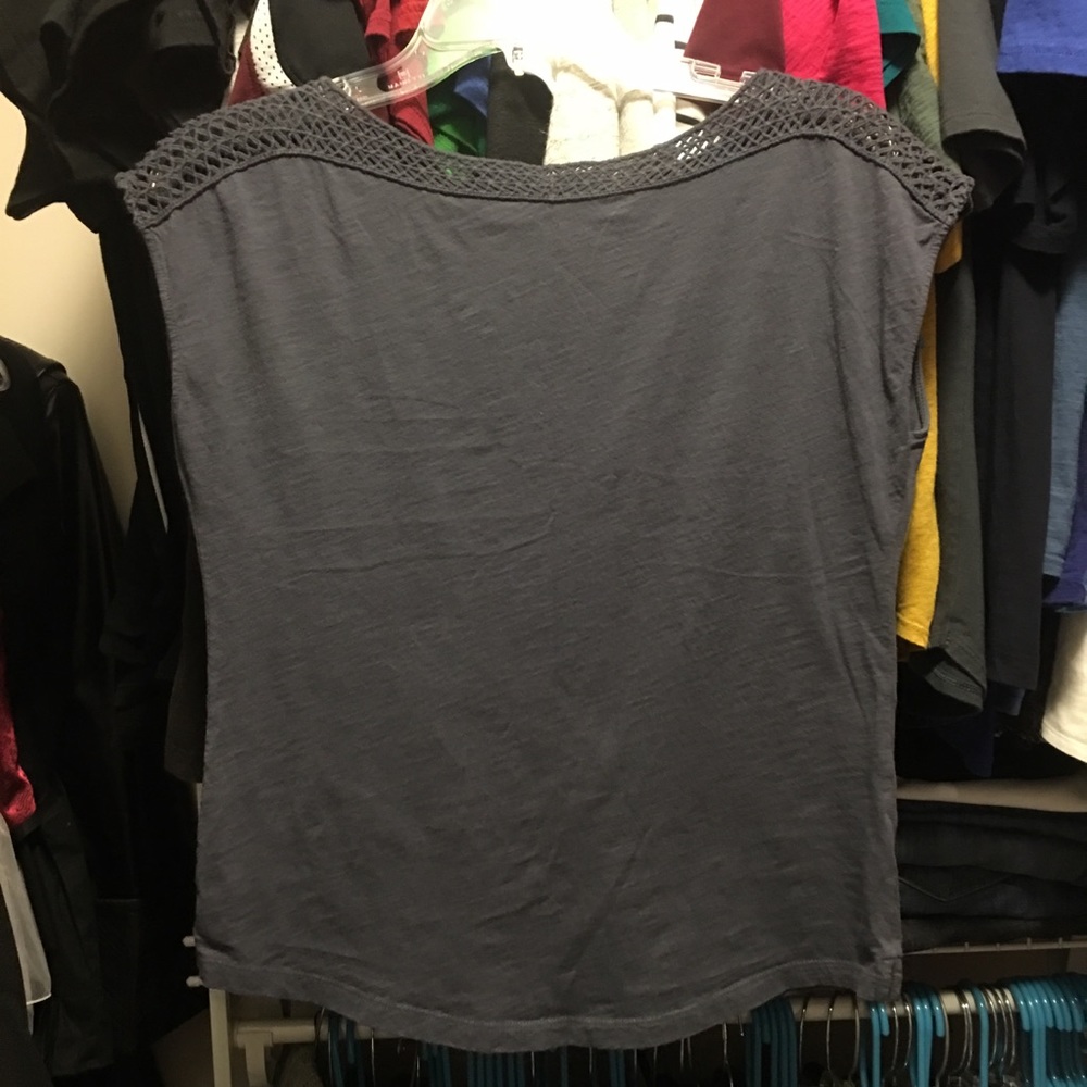 Beautiful Crochet Neck Shirt - Picture 3 of 7